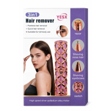 Епілятор для обличчя 3 в 1 Hair Remover, Компактний епілятор для обличчя