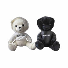 М'який плюшевий ведмедик 40 см, Іграшка Teddy Black&White 40 см