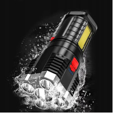 Ручний ліхтар від USB + бічним світлом, LED ліхтар   Акція