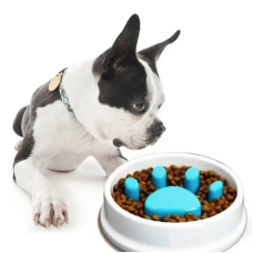 Миска для котів і собак Paw Perfect, Миска із захистом с повільним годуванням Акція
