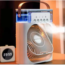 Пристрій для охолодження повітря Air Cooler Fan 94І8 з USB-зарядом регулювання нахилу зволоження повітря   Акція