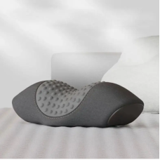 Масажна подушка для шиї м'яка PILLOW, компактний розмір, працює від USB