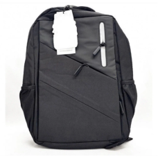 Чоловічий універсальний рюкзак BAG, чорний із виходом USB