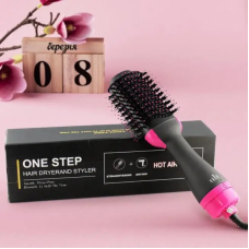 Універсальний фен-щітка для волосся 3 в 1 One Step Hair Dryer & Styler, стайлер для волосся