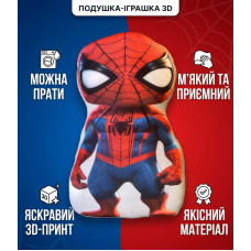 М'яка іграшка-подушка 3D Спайдер мен