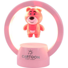 Милий дитячий нічник міні Рожевий ведмідь "Lotso Bear" у повітрі світлодіодний